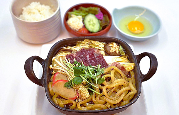 牛すき焼鍋うどん